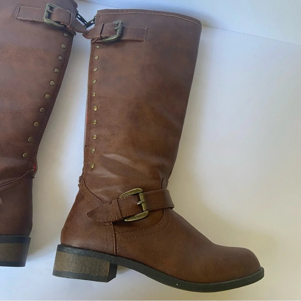 Cherokee Brown Girls Boots size 2